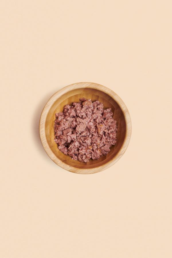 Inhalt Katzenfutter mit Rind